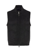 Mandarin Collar Waistcoat Thick Fabric Vest
