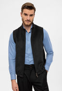 Mandarin Collar Waistcoat Thick Fabric Vest