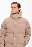 Regular Fit Hooded Puffer Coat