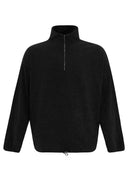 Half Zip High Neck Sweatshirt