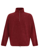 Half Zip High Neck Sweatshirt