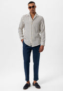 Tokyo Striped Slim Fit Shirt