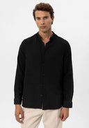 Italo Regular Fit Mandarin Collar Shirt