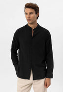 Italo Regular Fit Mandarin Collar Shirt