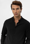 Italo Regular Fit Mandarin Collar Shirt