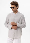 Italo Regular Fit Mandarin Collar Shirt
