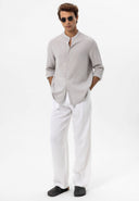 Italo Regular Fit Mandarin Collar Shirt