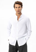 Italo Regular Fit Mandarin Collar Shirt