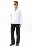 Italo Regular Fit Mandarin Collar Shirt