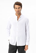 Italo Regular Fit Mandarin Collar Shirt