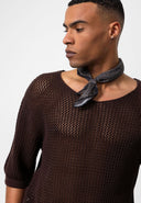 Pago Regular Fit Cellular Knitted T-Shirt
