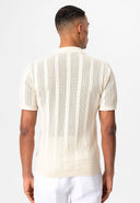 Noumea Vertical Texture Knit Polo