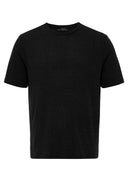 Fabrizio Crew Neck Ribbed Regular Fit T-Shirt