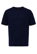 Fabrizio Crew Neck Ribbed Regular Fit T-Shirt
