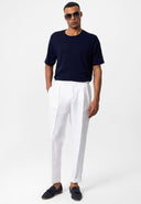 Fabrizio Crew Neck Ribbed Regular Fit T-Shirt