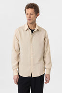 Liam Striped Long Sleeve Kent Collar Shirt