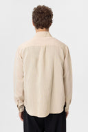 Liam Striped Long Sleeve Kent Collar Shirt