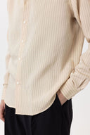 Liam Striped Long Sleeve Kent Collar Shirt