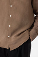 Liam Striped Long Sleeve Kent Collar Shirt