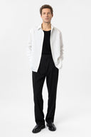 Liam Striped Long Sleeve Kent Collar Shirt
