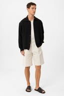 Eclipse Oversize Striped Kent Collar Shirt
