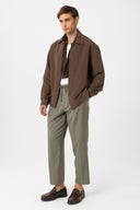 Eclipse Oversize Striped Kent Collar Shirt
