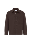 Jimin Loose Fit Long Sleeve Cotton Shirt