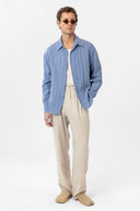 Cristiano Loose Fit Long Sleeve Cotton Shirt
