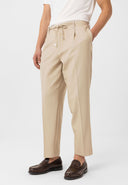 Jelani High Waist Belted Relaxed Fit Trousers