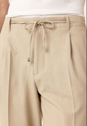 Jelani High Waist Belted Relaxed Fit Trousers