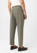 Jelani High Waist Belted Relaxed Fit Trousers