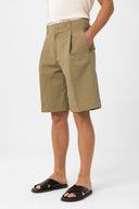 Stoffel Pleated Bermuda Shorts