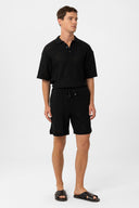Nia Drawstring Cotton Blend Shorts