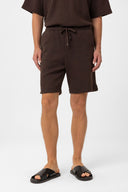 Nia Drawstring Cotton Blend Shorts