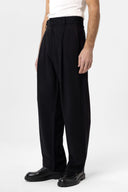 Cristophe High Waist Pleated Viscose Trousers