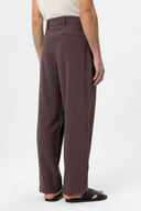 Cristophe High Waist Pleated Viscose Trousers
