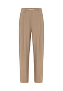 Cristophe High Waist Pleated Viscose Trousers