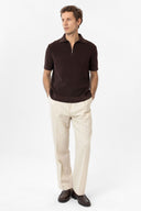 Dinis Regular Fit Knitted Polo T-Shirt