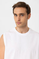 Alderson Sleeveless Crewneck Cotton T-Shirt