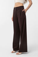 Denisa High Waist Pleated Trousers