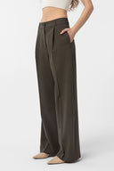 Denisa High Waist Pleated Trousers