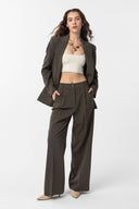 Denisa High Waist Pleated Trousers