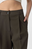 Denisa High Waist Pleated Trousers