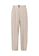 Giulia Loose-Legged High Waist Pleated Trousers