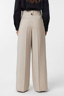 Giulia Loose-Legged High Waist Pleated Trousers