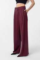 Giulia Loose-Legged High Waist Pleated Trousers