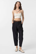 Marisol High Waist Pleated Trousers
