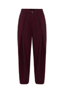 Marika Relaxed Fit Belted Pleated Trousers
