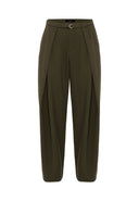 Marika Relaxed Fit Belted Pleated Trousers