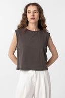 Miriam Regular Fit Sleeveless T-Shirt